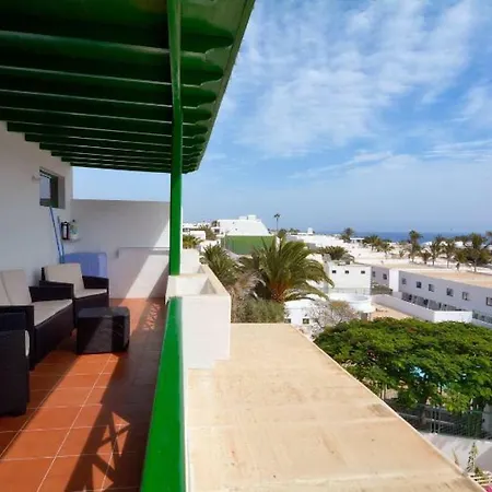 公寓 Belinda With Sea View, Sat-tv, Wifi, Only 200m From Playa Grande Lanzarote Island